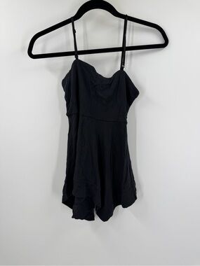 ATM Black Spaghetti Strap Asymmetrical Tank Top NWT Size S